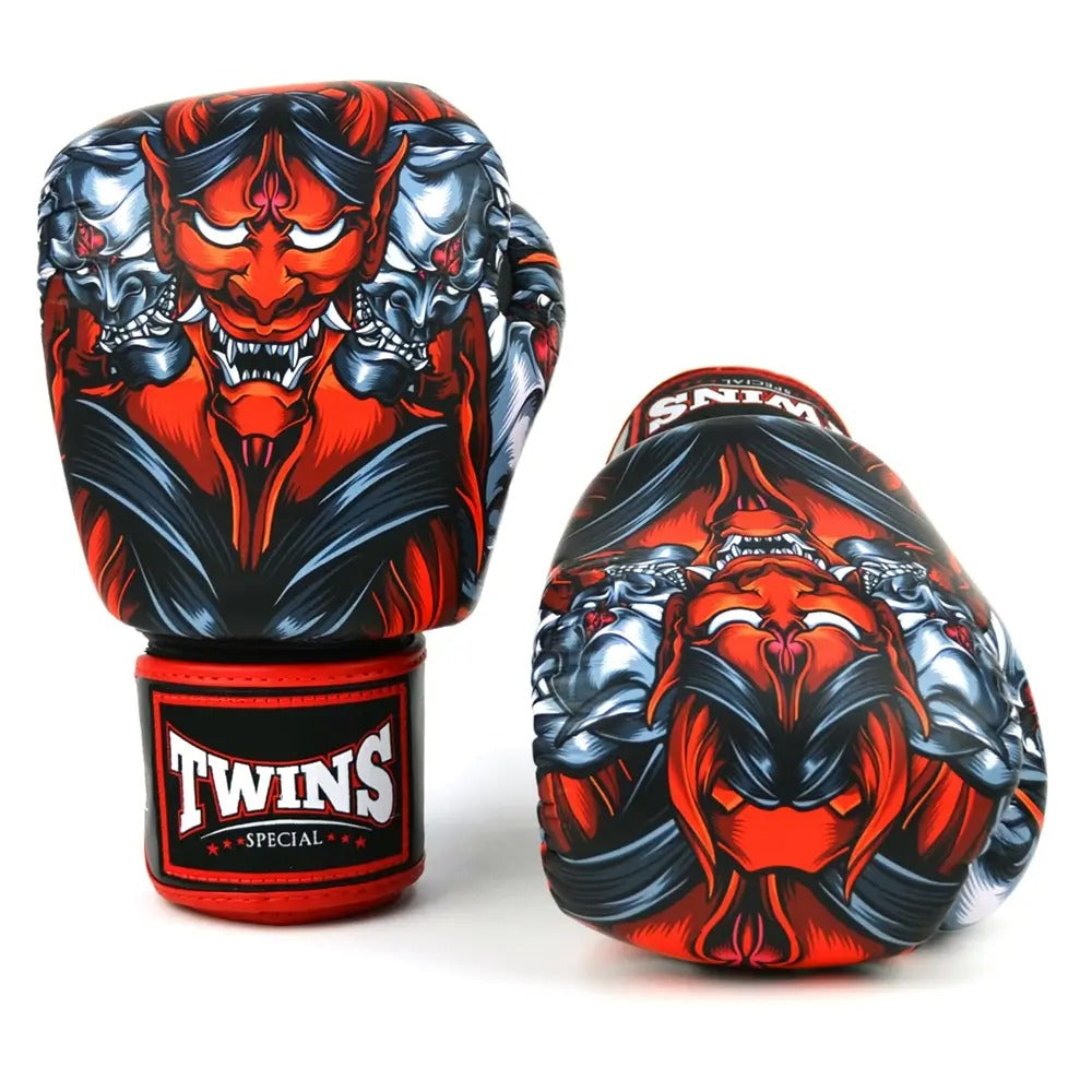 Twins FBGVL3-58 Boxing Gloves Kabuki - Red