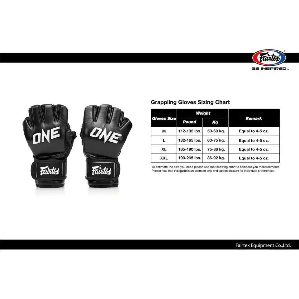 Fairtex FGV12 X ONE Grappling MMA Gloves