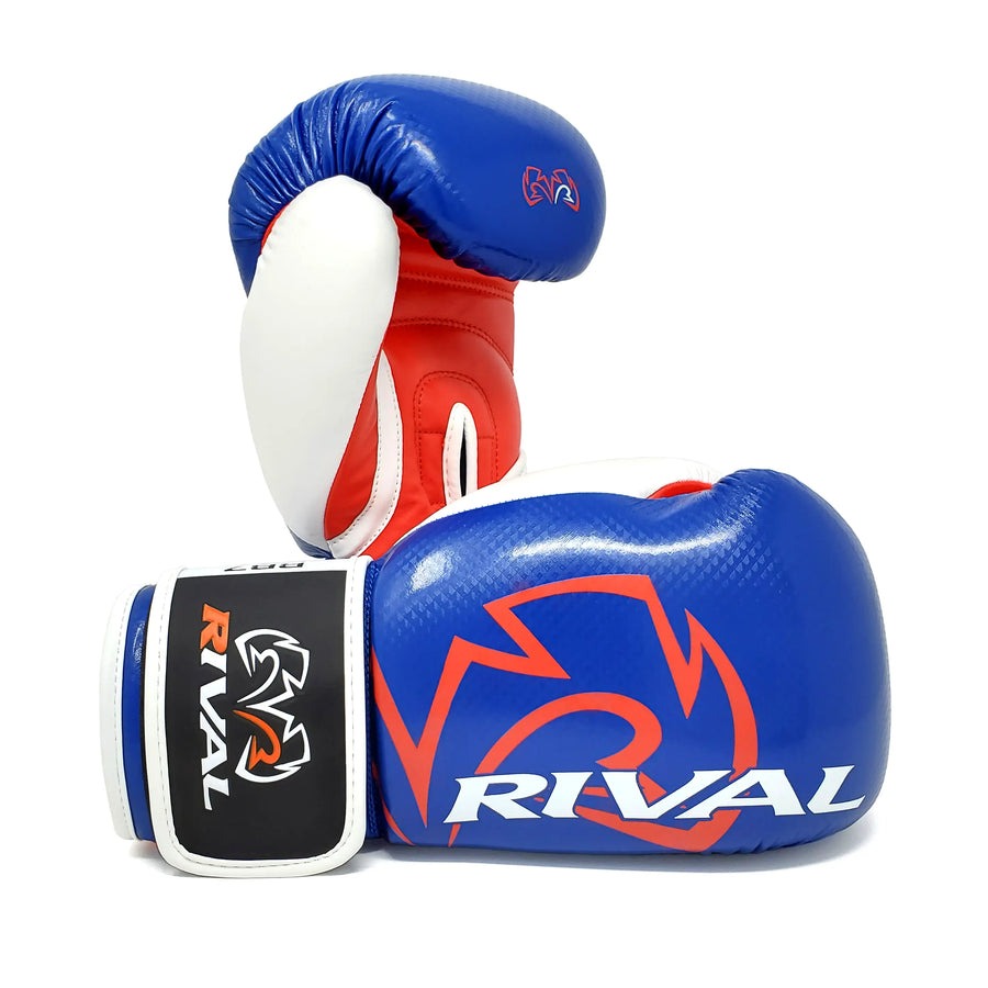 Rival RB7 Fitness Plus Bag Gloves White/Red/Blue