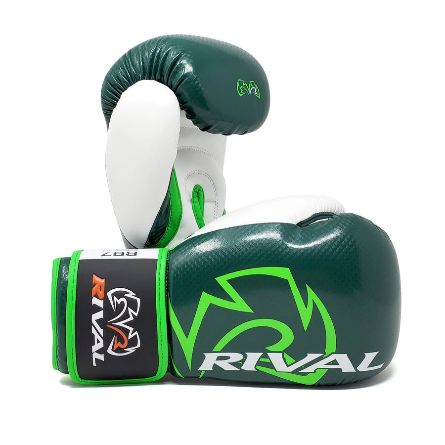 Rival RB7 Fitness Plus Bag Gloves Green/White