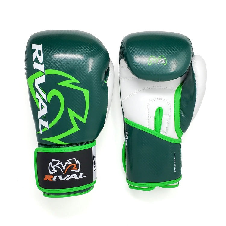 Rival RB7 Fitness Plus Bag Gloves Green/White