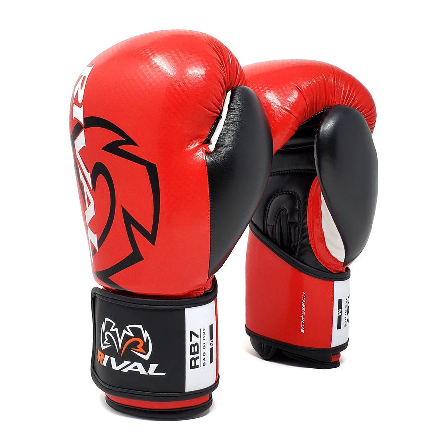 Rival RB7 Fitness Plus Bag Gloves Red/Black