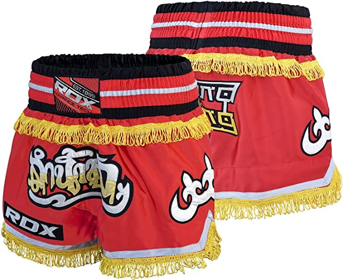 RDX R4 Muay Thai Shorts Red