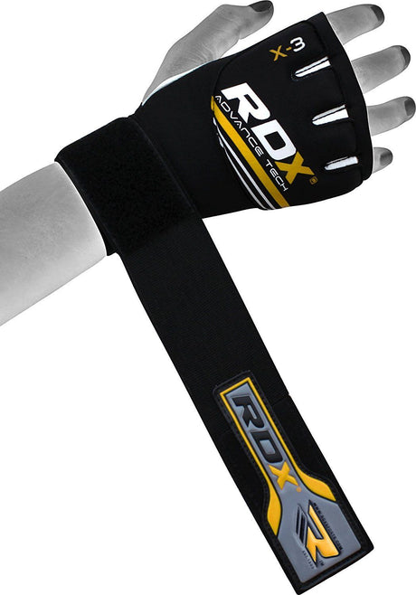 RDX X3 Neoprene Gel Grappling Gloves - Yellow - Gymzey.com