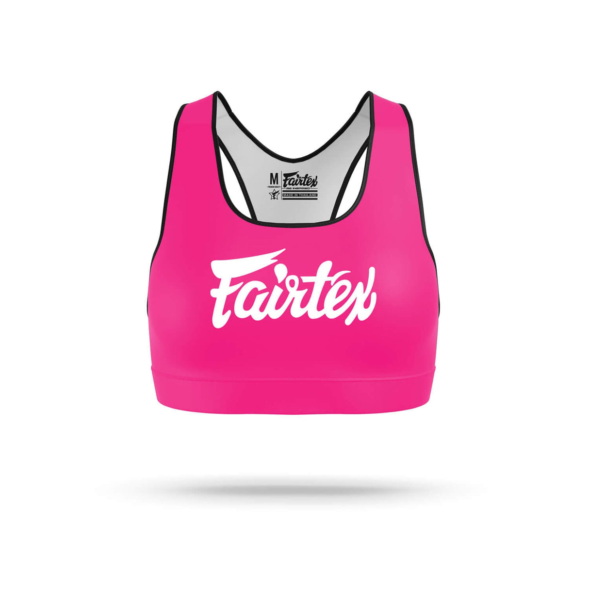 Fairtex SB1 Classic Sports Bra Pink/White