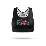 Fairtex SB8 URFACE Script Sports Bra Black