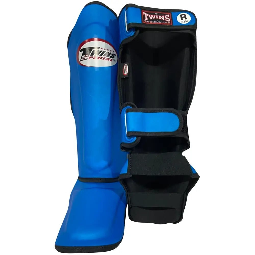 Twins SGS10 Double Padded Shin Guards Blue