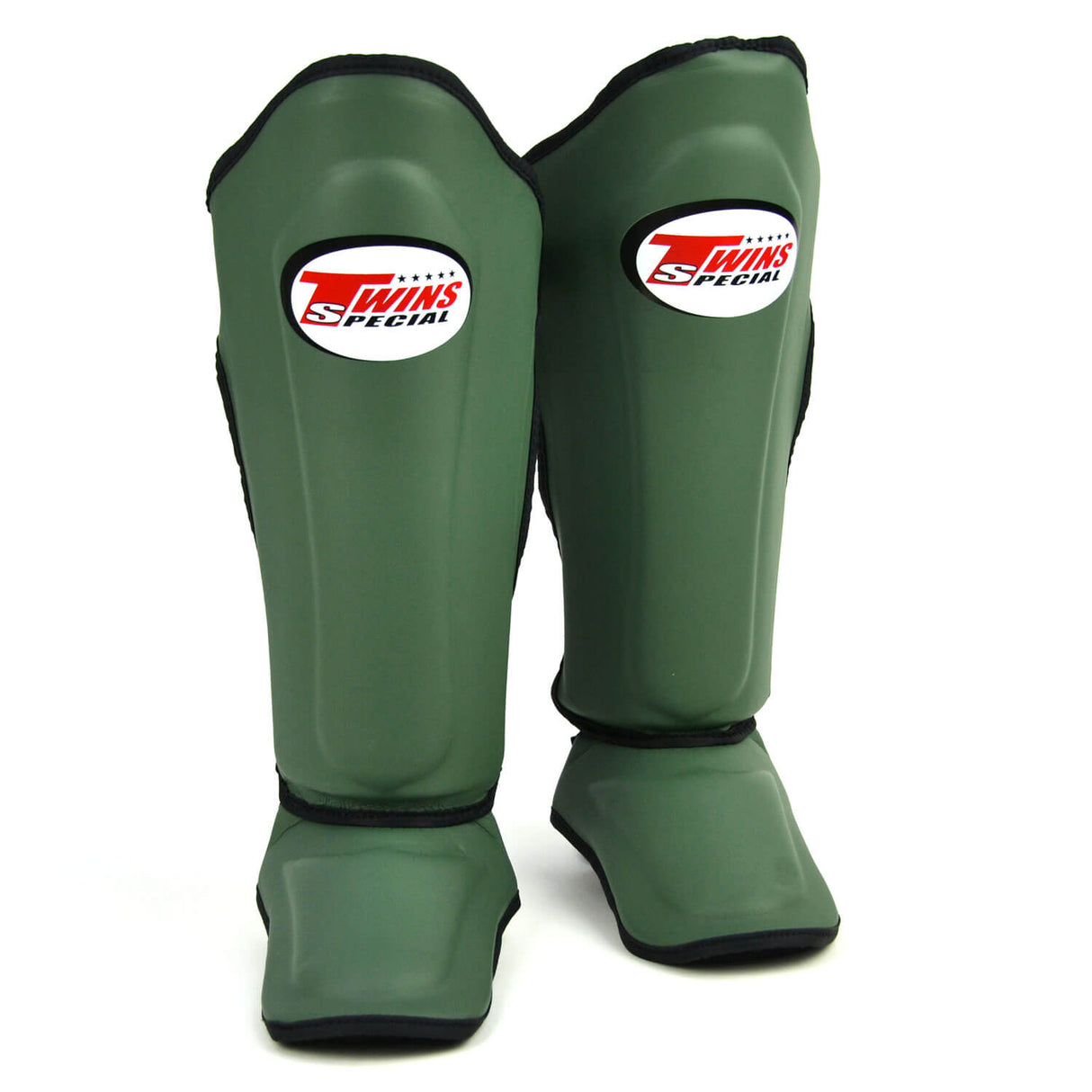 Twins SGS10 Double Padded Shin Guards Olive