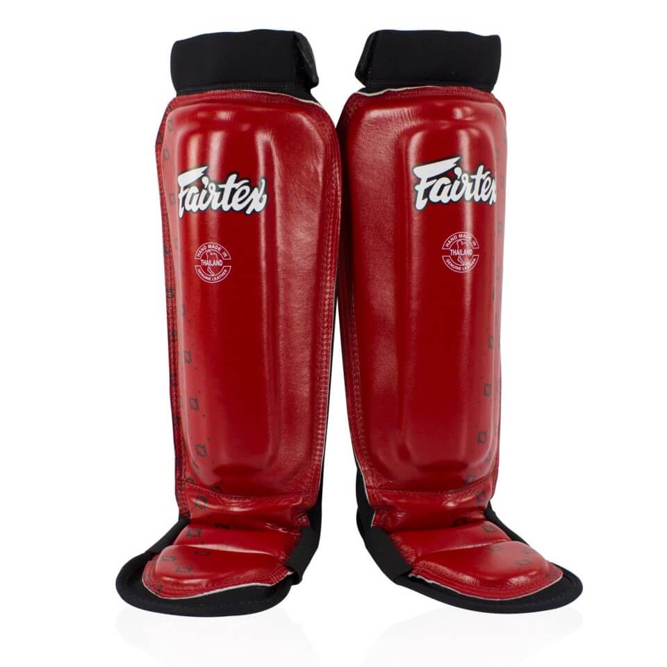 Fairtex SP6 Muay Thai Shin Guards Red