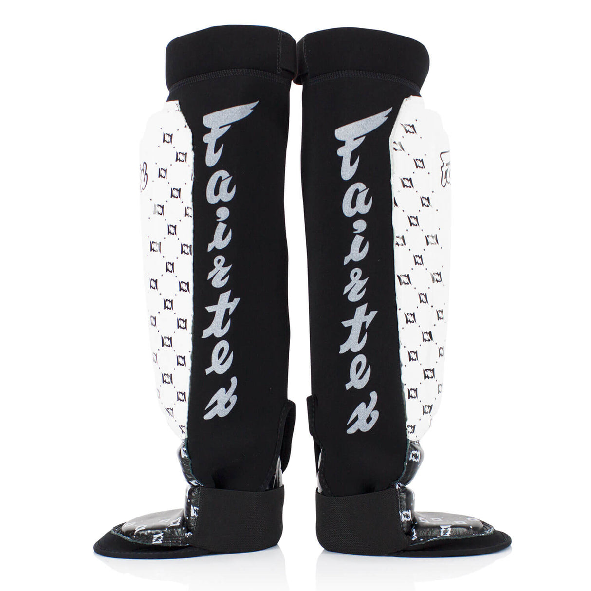 Fairtex SP6 Muay Thai Shin Guards White/Black