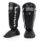 Fairtex SP7 Twister Detachable Shin Guards Black