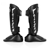 Fairtex SP7 Twister Detachable Shin Guards Black