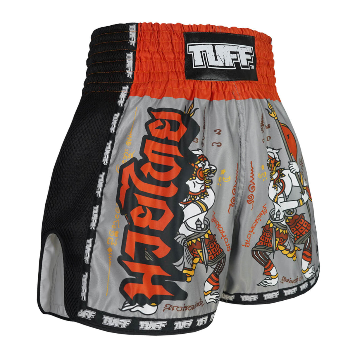 TUFF MSC103 Muay Thai Shorts Retro Hanuman Yantra