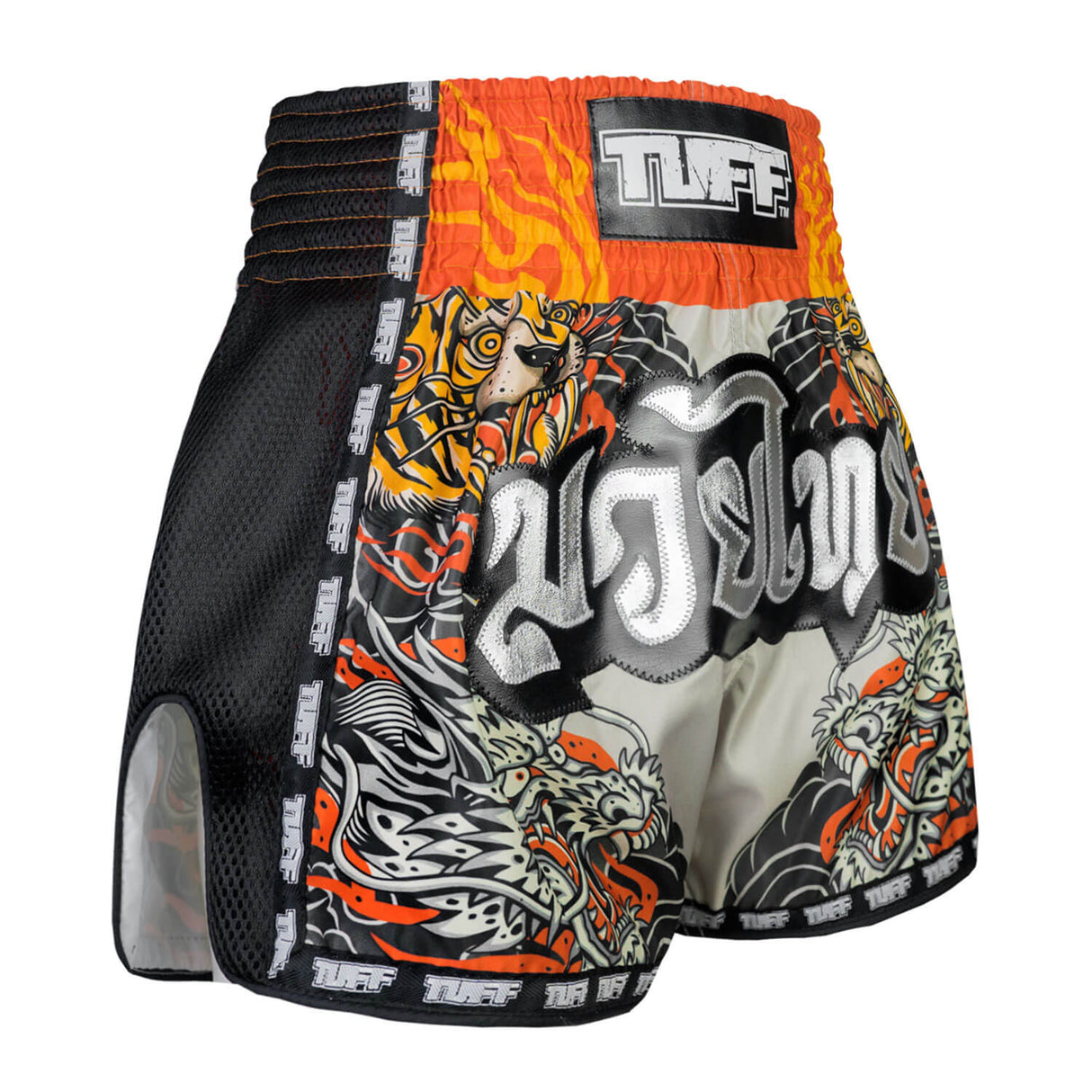 TUFF MSC106 Muay Thai Shorts Retro Japanese Yin-Yang