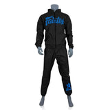 Fairtex VS3 Vinyl Sweatsuit Black/Blue