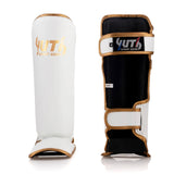 Yuth Shinguards Gold Line White/Gold