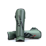 Yuth Sport Line Shin Guards Olive Green